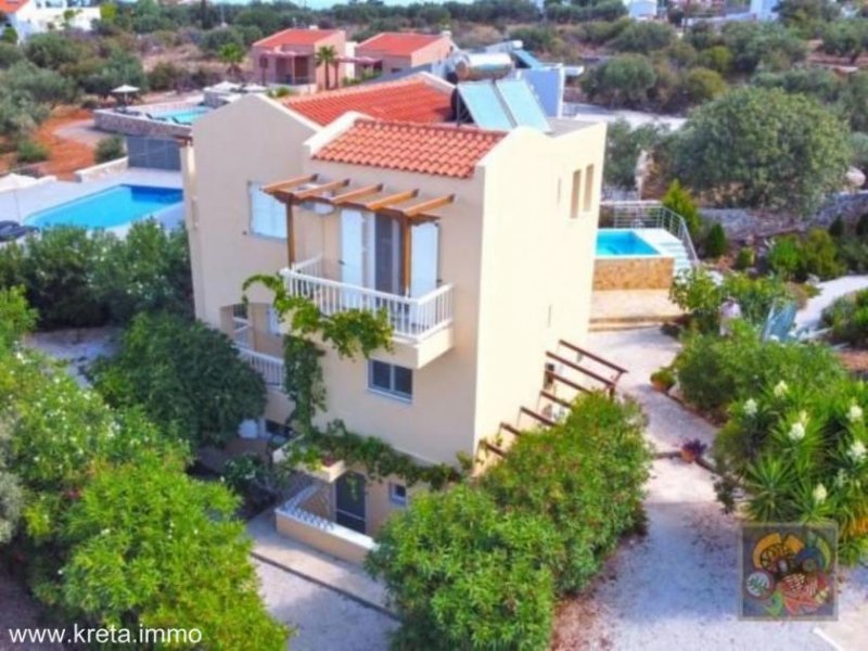 Provarma Kreta, Provarma, freistehende Villa 260m², pr. Pool, teilw. Meerblick Haus kaufen